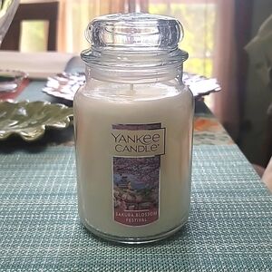 Yankee Candle, Sakura Blossom Festival, 22 oz Jar Candle, New